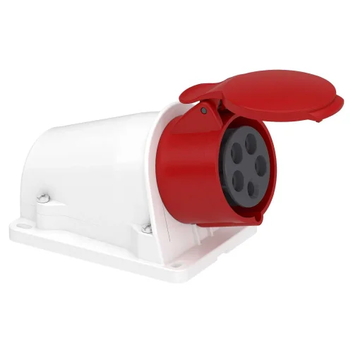 Schneider Electric PKY16W435 Duvar Prizi 5X16A Trifaze 3P +N + T Hızlı Bağlantı IP44 - 1