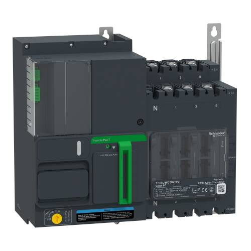 Schneider Electric TR25D3R1604TPE Transferpact Uzaktan Kontrollü 160A 400V 3P Uzaktan Kontrollü 250A Kasa İçin - 1