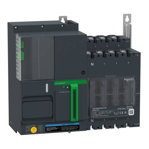 Schneider Electric TR25D4R1604TPE Transferpact Uzaktan Kontrollü 160A 400V 4P Uzaktan Kontrollü 250A Kasa İçin - 1