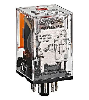 Schrack MT326230 Endüstriyel Röle 220AC 10A - 1