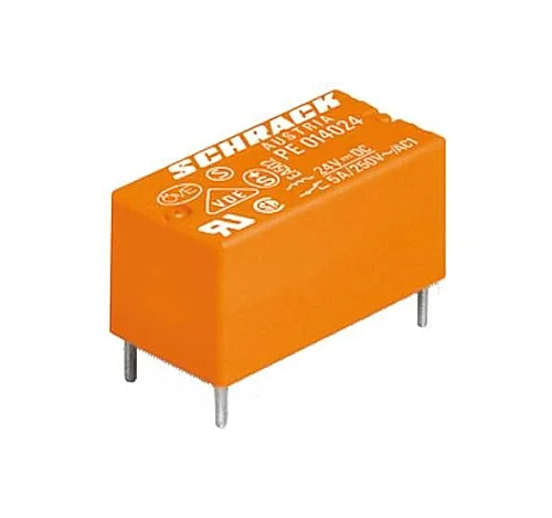 Schrack PE014012 12 VDC 1 C/O 05A Mini Pcb Röle - 1