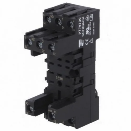 Schrack PT 78730 11 Pın Ray Tipi Soket Vidalı Bağlantı ( 3 C/O Pt Röle İçin ) - 1