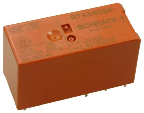Schrack RT 424024 024 VDC 2 C/O 08A Pcb Röle 8 Pın - 1
