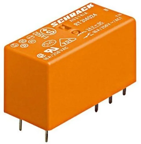 Schrack RT 424524 024 VAC 2 C/O 08A Pcb Röle 8 Pın - 1