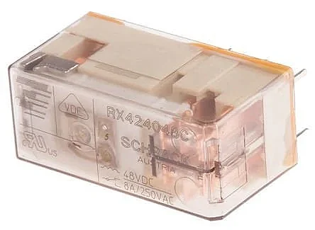 Schrack RT424012C 12DC 2K 8A Pcb Röle Şeffaf - 1