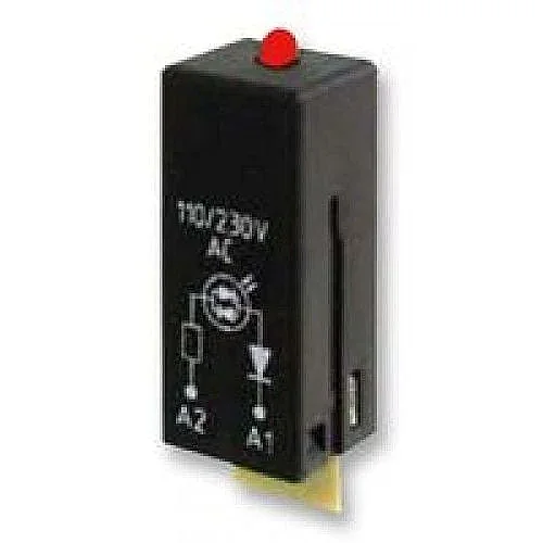Schrack RTLM0024 6-24 VDC Led+Koruma Diodu (A1+/A2-) - 1