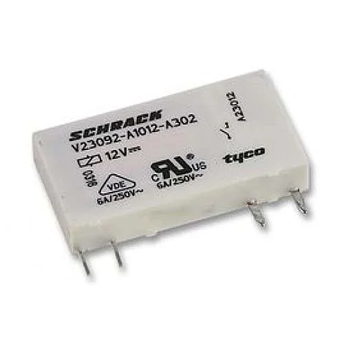 Schrack V23092-A1012-A301 12V DC 6A-Slim Röle-170Mw - 1