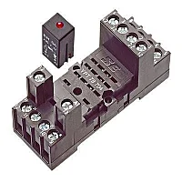 Schrack YPT78704 14 Pın Ray Tipi Soket Vidalı Bağlantı(2-4 C/0 Pt Röle İçin) - 1
