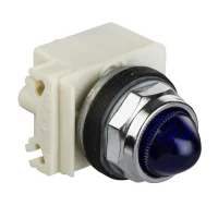 Schneider Electric 9001KP7L9 Sekizgen Işıklı Buton Ø 30 Mavi Akkor Ba 9S 230 V Ac Ip66 - 1