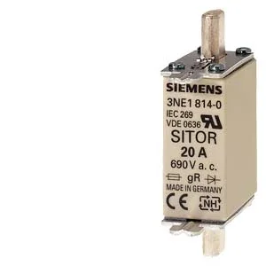 Siemens 3NE1818-0 Sitor Sigorta 690 V AC 63A Boy:000 - 1