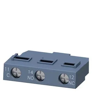 Siemens 3RV2901-1D Motor Koruma Şalteri Aksesuarı Yardımcı Kontak Bloğu Üstten Yatay Montajlı 1C/0 - 1