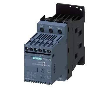 Siemens 3RW3016-1BB14 Sirius Yumuşak Yol Verici S00 9 A 4 kW/400 V 200-480 V AC 110-230 V AC/DC Vidalı Bağlantı - 1