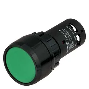 Siemens 3SB6210-0AB40-1BA0 Komple Yay Dönüşlü Buton Plastik Monoblok Yeşil 1NO - 1