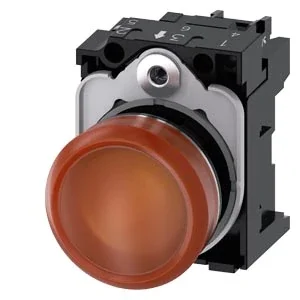 Siemens 3SU1152-6AA00-1AA0 Sirius ACT Metal Komple Sinyal Lambası Kehribar 24 AC/DC - 1