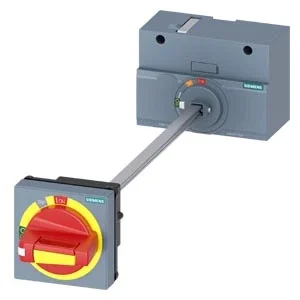 Siemens 3VA9257-0FK25 Kompakt Güç Şalteri Aksesuarı Uzatma Kollu Tahrik Mekanizması Komple 3VA1: 250A Sarı/Kırmızı - Acil Stop - 1