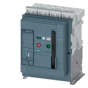 Siemens 3WA1110-3AB02-0AA0 Açık Tip Şalter Sabit Tip Yatay Bağlantılı Boy 1 3-Kutup In=1000A Icu=66/50kA - 1