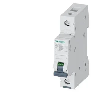 Siemens 5SL6106-7 6A 1 Fazlı Anahtarlı Otomatik Sigorta 6kA C Tipi - 1
