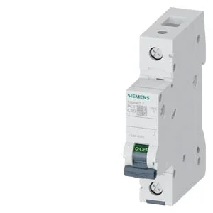 Siemens 5SL6140-7 40A 1 Fazlı Anahtarlı Otomatik Sigorta 6kA C Tipi - 1
