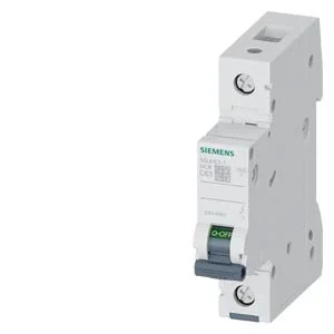 Siemens 5SL6163-7 63A 1 Fazlı Anahtarlı Otomatik Sigorta 6kA C Tipi - 1