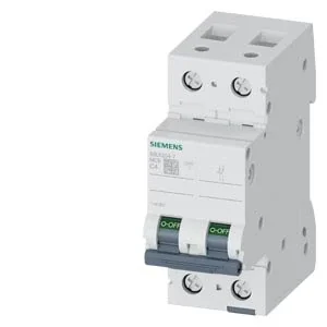 Siemens 5SL6204-7 4A 2 Fazlı Anahtarlı Otomatik Sigorta 6kA C Tipi - 1
