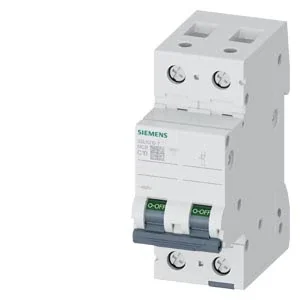 Siemens 5SL6210-7 10A 2 Fazlı Anahtarlı Otomatik Sigorta 6kA C Tipi - 1
