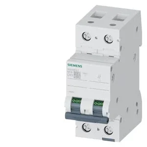 Siemens 5SL6263-7 63A 2 Fazlı Anahtarlı Otomatik Sigorta 6kA C Tipi - 1