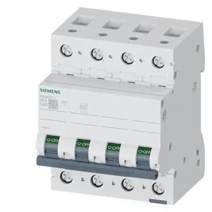 Siemens 5SL6640-7 40A 3 Faz+Nötr Anahtarlı Otomatik Sigorta 6kA C Tipi - 1