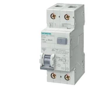 Siemens 5SU1353-1KK16 Hata Akımı Koruma Anahtarlı N Otomat 4.5kA 240V 30mA Monofaze - 1