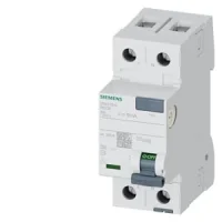 Siemens 5SV3111-6 A Tipi Kaçak Akım Koruma Rölesi 16A 230V 10mA Faz+Nötr - 1