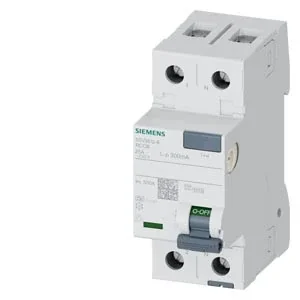 Siemens 5SV3612-6 A Tipi Kaçak Akım Koruma Rölesi 25A 230V 300mA Faz+Nötr - 1