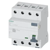 Siemens 5SV3647-6 A Tipi Kaçak Akım Koruma Rölesi 80A 400V 300mA 3Faz+Nötr - 1