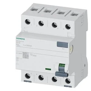 Siemens 5SV3647-6 A Tipi Kaçak Akım Koruma Rölesi 80A 400V 300mA 3Faz+Nötr - 1