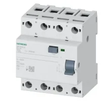 Siemens 5SV3648-6 A Tipi Kaçak Akım Koruma Rölesi 100A 400V 300mA 3Faz+Nötr - 1