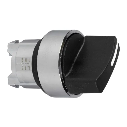 Schneider Electric ZB4BD4 Siyah Mandal Buton Başlığı Ø22 2 Konumlu Yaylı Dönüş - 1