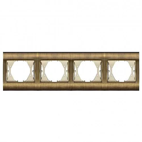 Thea WBTF08045AQ-TR Antıque + Dore Dörtlü Çerçeve Y - 1