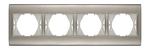 Thea WBTF08045CH-TR Chrome + Beyaz Dörtlü Çerçeve Y - 1