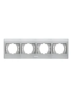 Thea WBTF08045CM-TR Chrome Matt + Beyaz Dörtlü Çerçeve Y - 1