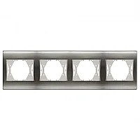 Thea WBTF08045IN-TR Inox + Beyaz Dörtlü Çerçeve Y - 1