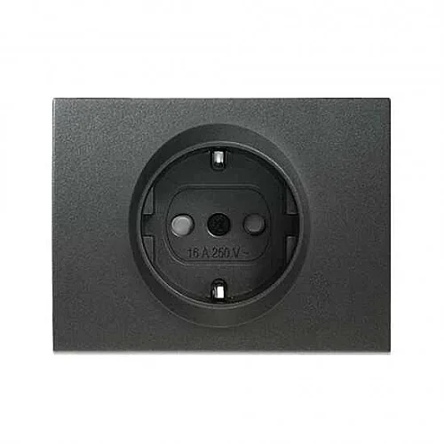 Thea WBTR02025DG-TR Füme Topraklı Priz Düğme/Kapak Çocuk Korumalı - 1