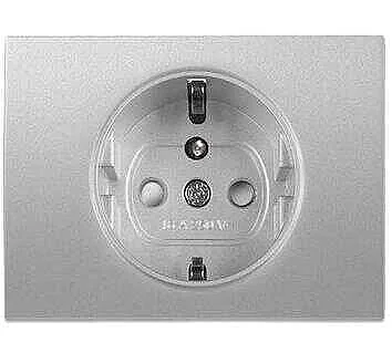 Thea WBTR02135MW-TR Met Beyaz Ups Priz Düğme/Kapak Çocuk Korumalı - 1