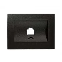 Thea WBTR04025BL-TR Siyah Tekli Nümeris Düğme/Kapak - 1