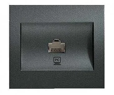 Thea WBTR04025DG-TR Füme Tekli Nümeris Düğme/Kapak - 1