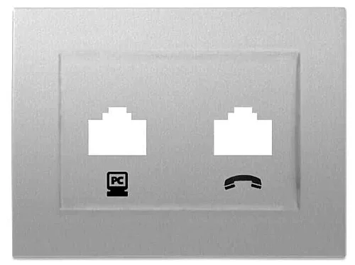 Thea WBTR04035MW-TR Met Beyaz İkili Nümeris Düğme/Kapak - 1