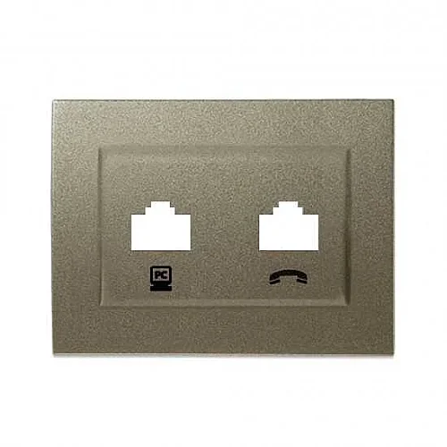 Thea WBTR04045DG-TR Füme Tekli Data Düğme/Kapak - 1