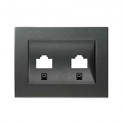 Thea WBTR04065DG-TR Füme İkili Data Düğme/Kapak - 1