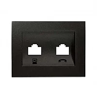 Thea WBTR04125BL-TR Siyah Data + Nümeris Düğme/Kapak - 1