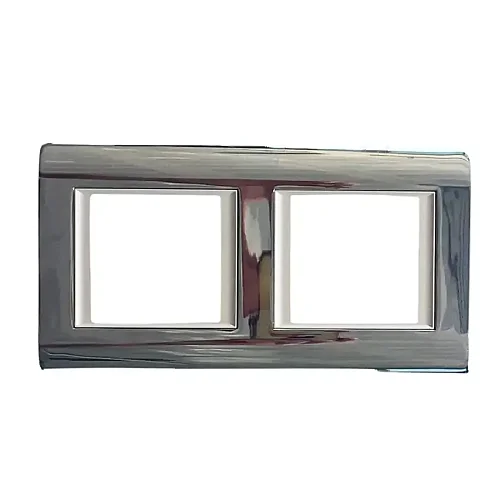 Thea WVTF18485CH-TR Panasonıc Sistema Chrome + Metalık Beyaz 2X2M Çerçeve - 1