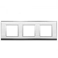 Thea WVTF18495CH-TR Panasonıc Sistema Chrome + Metalık Beyaz 3X2M Çerçeve - 1