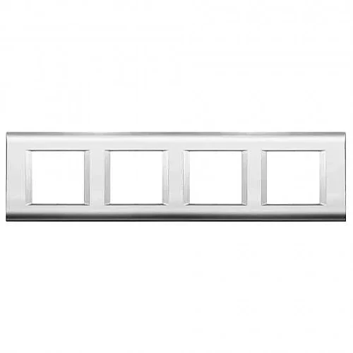 Thea WVTF18505CH-TR Panasonıc Sistema Chrome + Metalık Beyaz 4X2M Çerçeve - 1