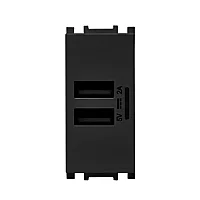 Thea WVTT12314BL-TR Panasonıc Modüler Siyah Usb Priz Alt + D/K 1M 5V-2A (Poşet) - 1